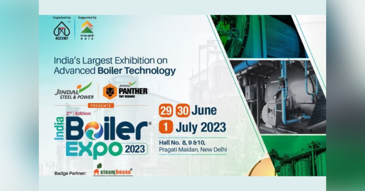 Latest Technological Advancements in the Boiler Industry to be showcased at India Boiler Expo 2023